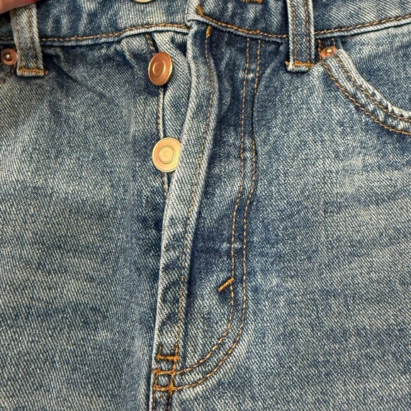 Wild Fable High Rise Distressed Frayed Denim Shorts - Picture 6 of 6